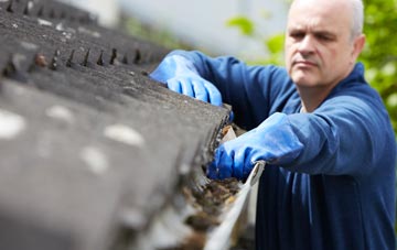 cleaning and inspecting The Strand roofs
